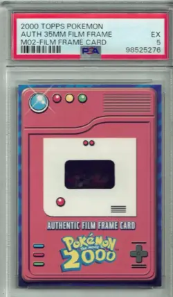 2000 Topps Pokemon Movie Film Frame PSA 5 Pikachu Bulbasaur Squirtle - Image 3