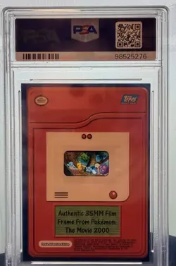2000 Topps Pokemon Movie Film Frame PSA 5 Pikachu Bulbasaur Squirtle - Image 5