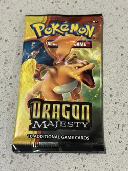 Dragon Majesty Pokemon Sealed Pack Charizard Art - Image 1