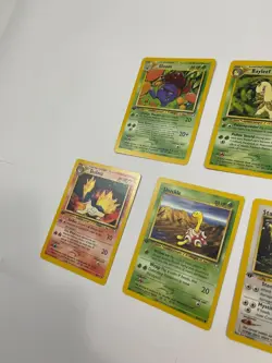 1st Edition Pokemon Neo Genesis Lot Bayleef Gloom Quilava Stantler Shuckle - Image 5