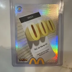 Mcdonalds Cards Order 000 Legendary Card 04/24 VERY RARE Unredeemed - Image 1