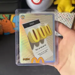 Mcdonalds Cards Order 000 Legendary Card 04/24 VERY RARE Unredeemed - Image 1