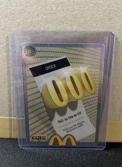 Mcdonalds Cards Order 000 Legendary Card 04/24 VERY RARE Unredeemed - Image 1