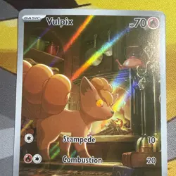 Pokemon TCG - Vulpix 138/132 Mega Evolutions - Illustration Rare - NM - Image 3