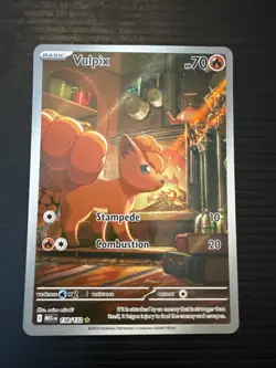 Pokemon TCG Vulpix 138/132 Illustration Rare Near Mint Mega Evolutions - Image 1