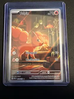 Pokemon TCG Vulpix 138/132 Illustration Rare Near Mint Mega Evolutions - Image 1