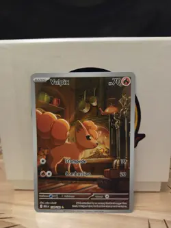 Pokemon TCG Vulpix 138/132 Illustration Rare Near Mint Mega Evolutions ENGLISH - Image 1