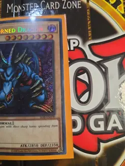 Yu-Gi-Oh Tri-Horned Dragon LOB-EN000 Secret Rare Card 25th Anniversary Edition - Image 2