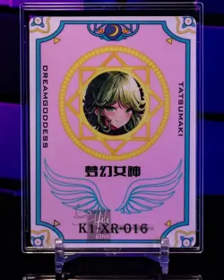 Tatsumaki One Punch Man DreamGoddess XR Purple Foil Signed Card - Image 2