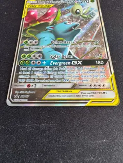 Celebi & Venusaur GX - POKEMON CARD Black Star Promo Sun Moon Tag Team SM167 NM - Image 3