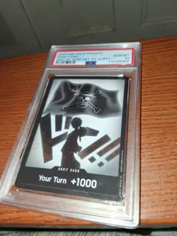 2025 ONE PIECE PROMOS SPECIAL DON!! SET VOL.1 -LUFFY- DON!! CARD PSA 10 - Image 3