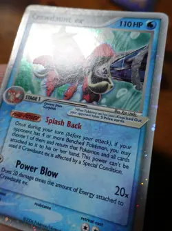 Crawdaunt ex 99/110 Holo EX Holon Phantoms Pokemon Card VLP-NM SWIRL - Image 4