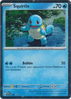 Squirtle SVP048 HD Holo Promo Pokemon Card NM - Image 1