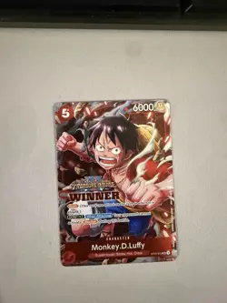 Monkey.D.Luffy (Winner Pack Vol. 5) ST01-012 One Piece Promotion Cards Foil LP - Image 1