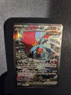 Roaring Moon ex NM SIR 251/182 Paradox Rift pokemon TCG Holo - Image 1