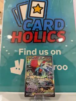 Pokemon TCG Roaring Moon Ex 251/182 SIR Paradox Rift NM Condition - Image 1