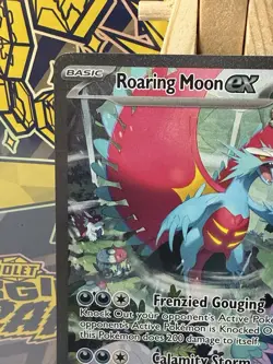 Pokemon TCG Roaring Moon EX 251/182 Paradox Rift SIR English Mint - Image 5
