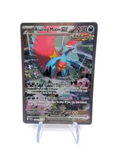 Pokemon TCG Card Roaring Moon ex 251/182 Sv04 Paradox Rift SIR - NM - Image 1