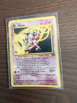 Pokemon TCG Jungle Mr. Mime Non-Holo Card 22/64 Unlimited - Image 1