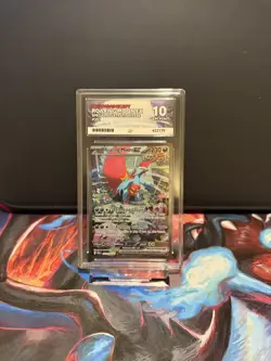 Pokemon TCG Roaring Moon ex Paradox Rift 251/182 Holo SIR ACE 10 - Image 1