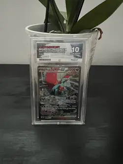 Pokemon TCG Roaring Moon ex Paradox Rift 251/182 Holo SIR ACE 10 - Image 1