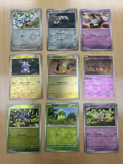 9 Yuka Morii Reverse Holo Pokemon TCG Card Lot - Image 1