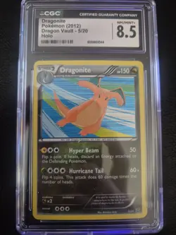 Pokemon 2012 TCG Dragonite #5/20 Holo Dragon Vault Graded CGC 8.5 NM/NEAR MINT+ - Image 1