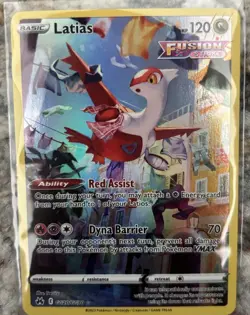Pokemon Latias Crown Zenith Galarian Gallery GG20/GG70 Ultra Rare Holo 120 HP - Image 1