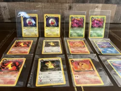 Pokemon 1st-Ed Team Rocket Lot -Dark Flareon Muk Electrode Vintage Cards LP/NM - Image 1
