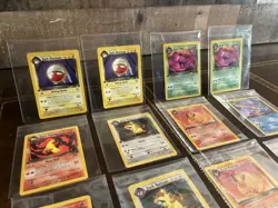Pokemon 1st-Ed Team Rocket Lot -Dark Flareon Muk Electrode Vintage Cards LP/NM - Image 2