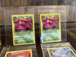Pokemon 1st-Ed Team Rocket Lot -Dark Flareon Muk Electrode Vintage Cards LP/NM - Image 4