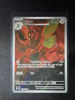 Scizor Illustration Rare Pokemon Scarlet & Violet: Obsidian Flames OBF #205 - Image 1