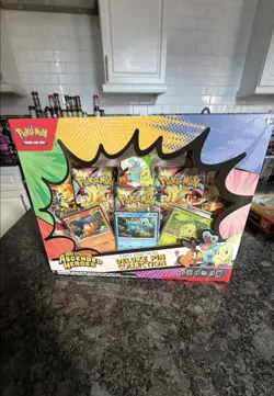 FOUR 4x Pokemon Mega Evolutions Ascended Heroes Deluxe Pin Collection Box - Image 1