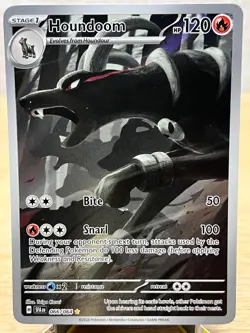 Shrouded Fable Houndoom 066/064 Illustration Rare Pokemon NM/M - Image 1