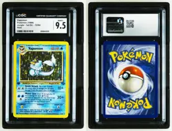 POKEMON 1999 JUNGLE *1ST EDITION* VAPOREON CGC 9.5 MINT+ HOLO - Image 3