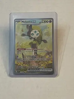 Pokemon TCG Meloetta ex 167/086 Black Bolt Special Illustration Rare SIR NM - Image 1