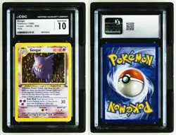 Pokemon Gengar Fossil 1st Edition Holo Rare #5 CGC 10 Gem Mint - Image 3