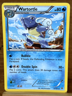 Pokemon TCG Wartortle 15/101 Plasma Blast Uncommon LP - Image 1