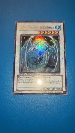 Konami Yu-Gi-Oh! Brionac Dragon of the Ice Barrier Duel Terminal Holo Synchro D… - Image 3