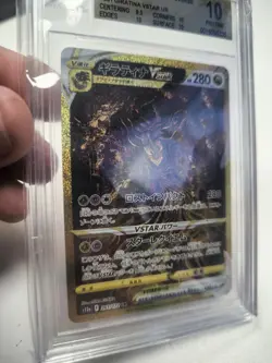 Pokemon Giratina VSTAR Card 261/172 Japanese S12a Version Beckett 10 Pristine - Image 2