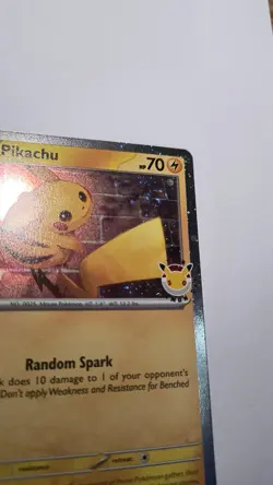 POKEMON TCG PIKACHU 051/162 HOLO STAMPED POKEMON DAY 2026 PROMO Double Swirl - Image 3