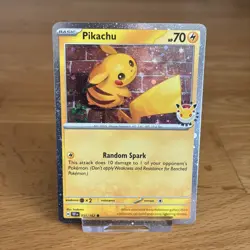 Pikachu 051/162 Pokemon Day 2026 Cosmos Holo Stamped Promo Card - Image 1