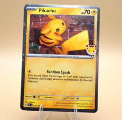 Pikachu | 051/162 | Promo Pokemon Day 2026 Stamped Cosmos Holo | 2026 - Image 1