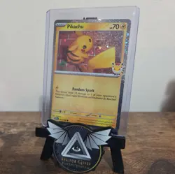 Pokemon Day 2026 Pikachu Promo Card 051/162 Cosmos Holo Stamped Promo Mint - Image 1