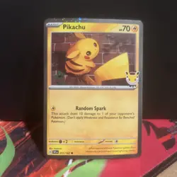 Pikachu 051/162 - Cosmos Holo - Pokemon Day 2026 Stamped Promo - Pokemon TCG - Image 1
