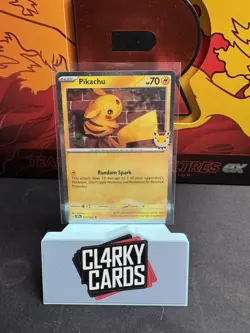 Pokemon Day 2026 Pikachu Promo Card 051/162 Cosmos Holo Stamped Promo Mint - Image 1