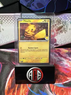 Pokemon Day 2026 Pikachu Promo Card 051/162 Cosmos Holo Stamped Promo Mint Condi - Image 1