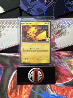 Pokemon Day 2026 Pikachu Promo Card 051/162 Cosmos Holo Stamped Promo Mint Condi - Image 1