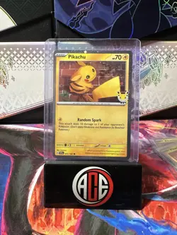 Pokemon Day 2026 Pikachu Promo Card 051/162 Cosmos Holo Stamped Promo Mint Condi - Image 1