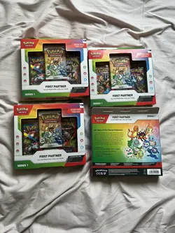 Pokemon TCG First Partner Illustration Collection Series 1 Sealed IN HAND ! ✅ X4 - Image 3